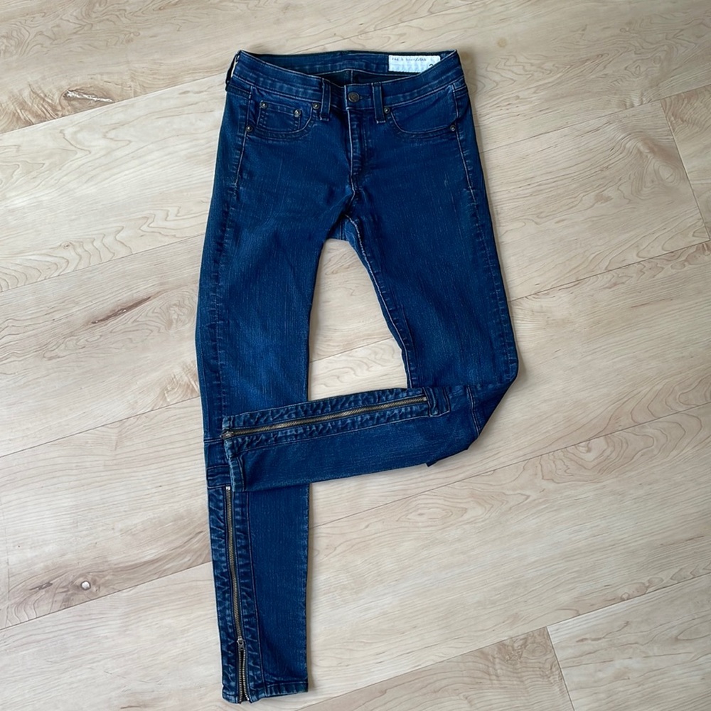 Rag & Bone Ankle Zip Jeans